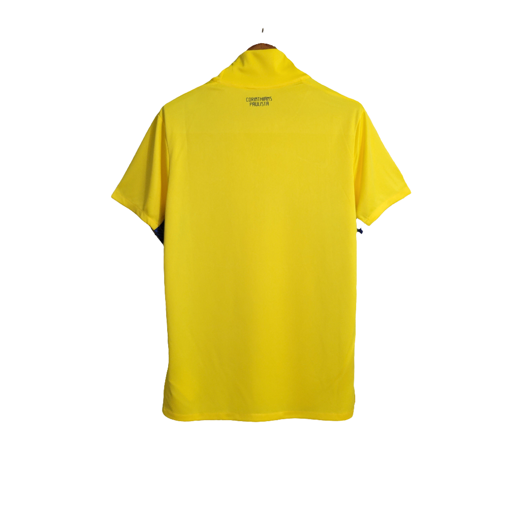 Camisa Corinthians Retrô 2014/15 Away Nike Masculina - Amarela e Azul