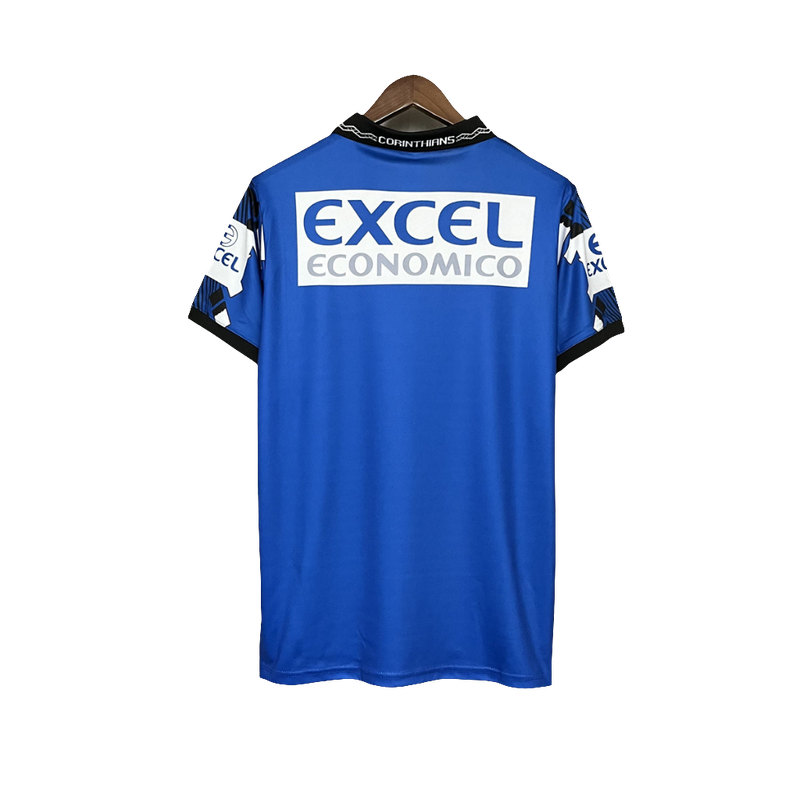 Camisa Corinthians Retrô 1998 Third Penalty Masculina - Preta e Azul