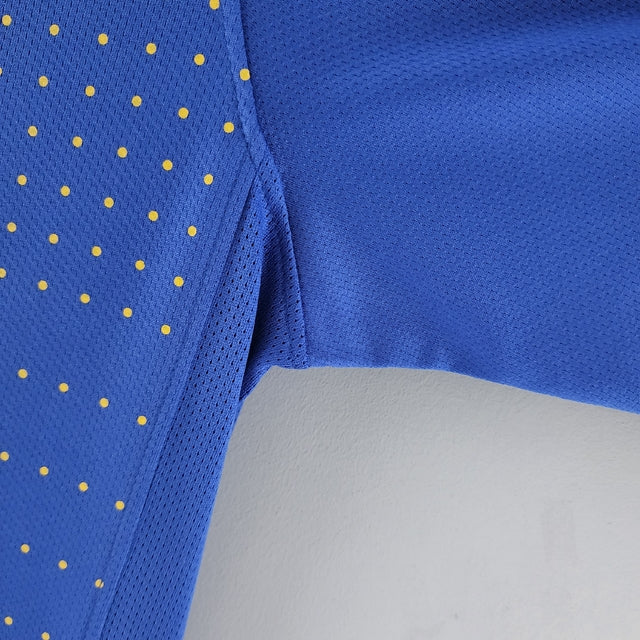 Camisa Retrô Seleção Brasileira II 2010/11 Nike Masculino Azul e Amarelo