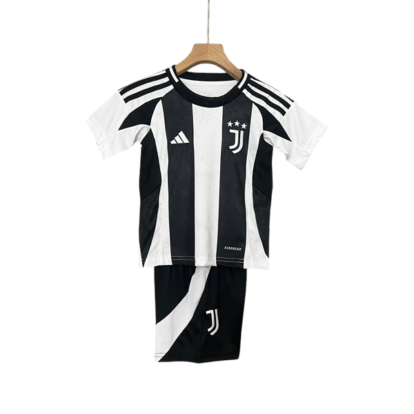 Conjunto Infantil Juventus 24/25 Home Adidas - Listrado