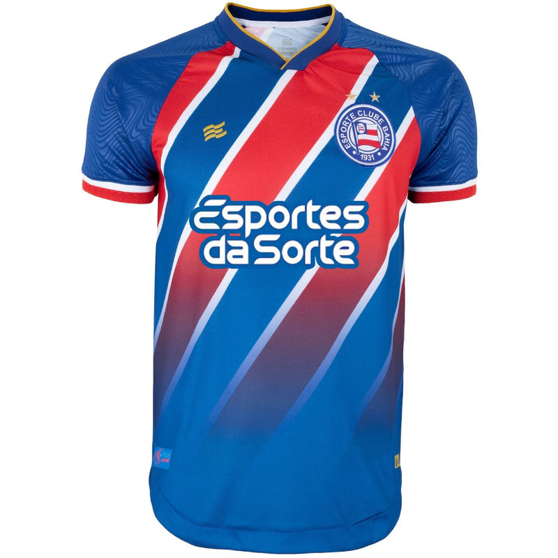Camisa Bahia 24/25 Away Torcedor Masculino  - Azul e Vermelha