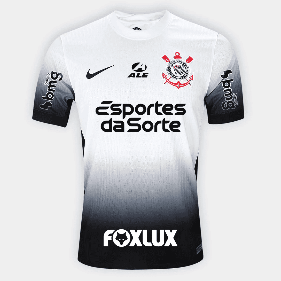 Camisa Nike Corinthians 2024/25 I Jogador Com Patrocínios