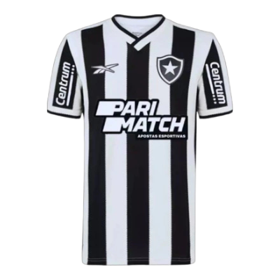 Camisa Botafogo Home 24/25 Reebok Torcedor Masculina com Patch e Patrocínios