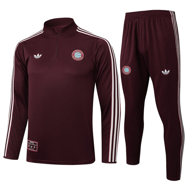Conjunto de Treino Bayern de Munich 25/26  Vinho - Adidas