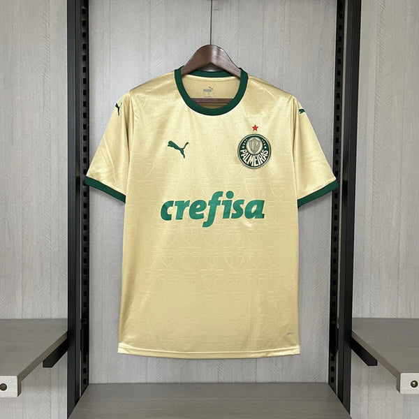 Camisa Palmeiras 24/25 Third Puma Feminina Torcedor - Dourada