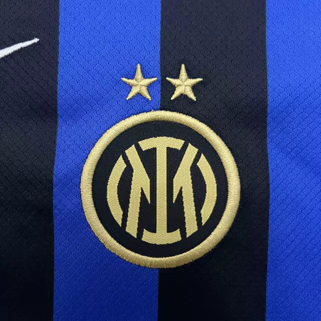 Conjunto Infantil Inter de Milan 24/25 Home Nike - Azul e Preto