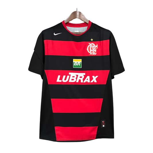 Camisa Retrô Flamengo Home 2005/06 Masculino - Preto e Vermelho