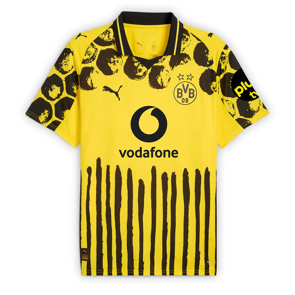 Camisa Borussia Dortmund X Kidsuper 25/26 s/n Puma Torcedor Masculino - Amarela e Preta