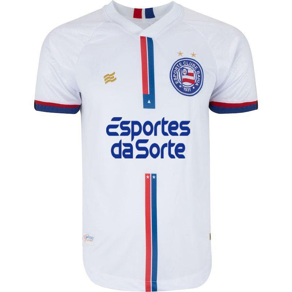 Camisa Bahia 24/25 Home Torcedor Masculino  - Branca, Azul e Vermelha