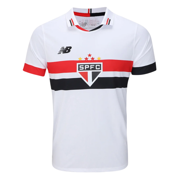 Camisa São Paulo Home 24/25 Jogador New Balance Masculino - Branca