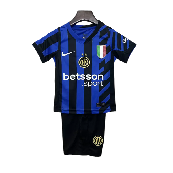 Conjunto Infantil Inter de Milan 24/25 Home Nike - Azul e Preto