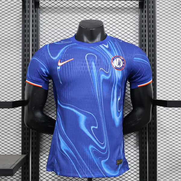 Camisa Chelsea Home 2024/25 Jogador Nike Masculino com Patch - Azul