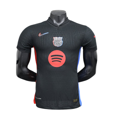 Camisa Barcelona Away 2024/25 Jogador Nike Masculino com Patch - Preta