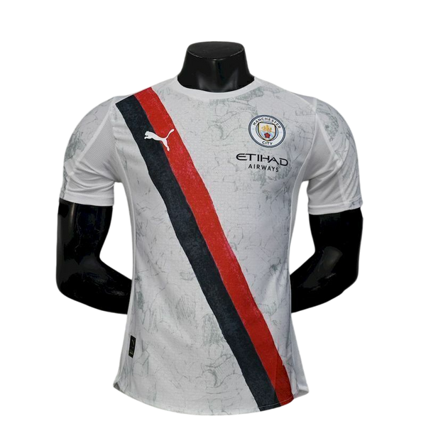 Camisa Manchester City Away 25/26 Jogador Puma Masculino com Patch - Branco