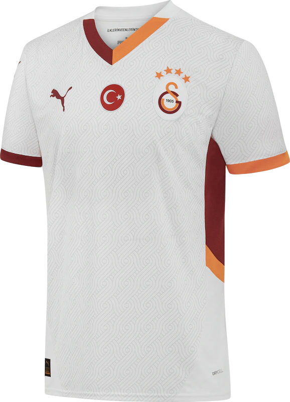 Camisa Galatasaray Away 24/25 - Torcedor Puma Masculino - Branco