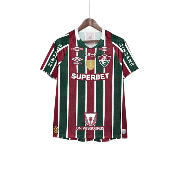 Camisa Fluminense Com Patrocínio e Patch I 2024