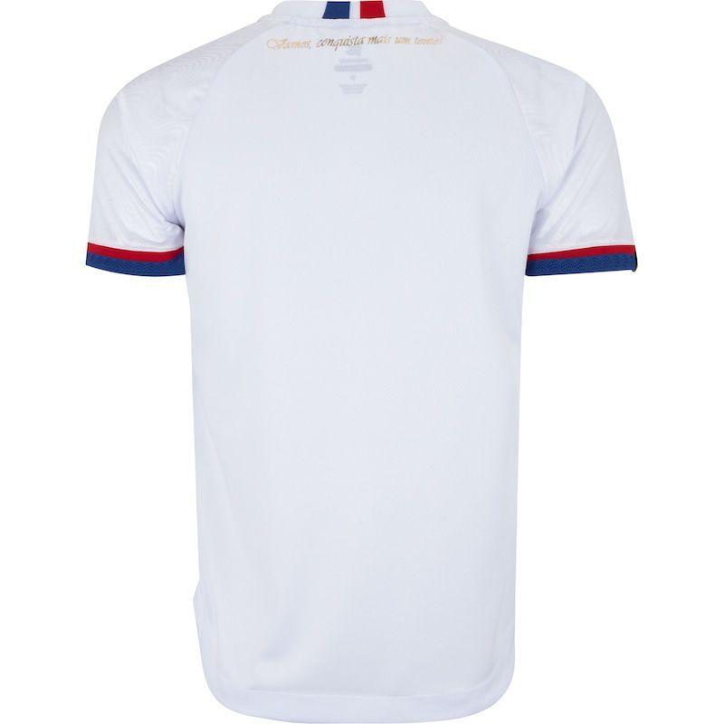 Camisa Bahia 24/25 Home Torcedor Masculino  - Branca, Azul e Vermelha