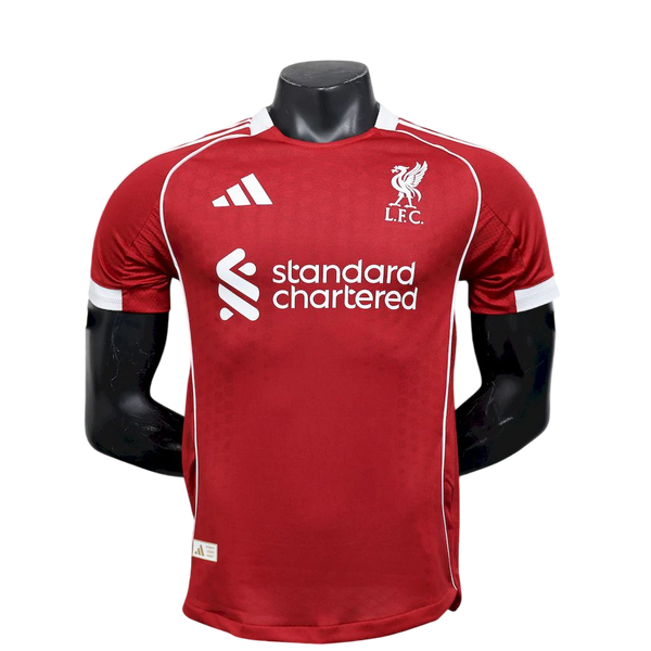 Camisa Liverpool Home 25/26 s/n Adidas Jogador Masculino - Vermelho