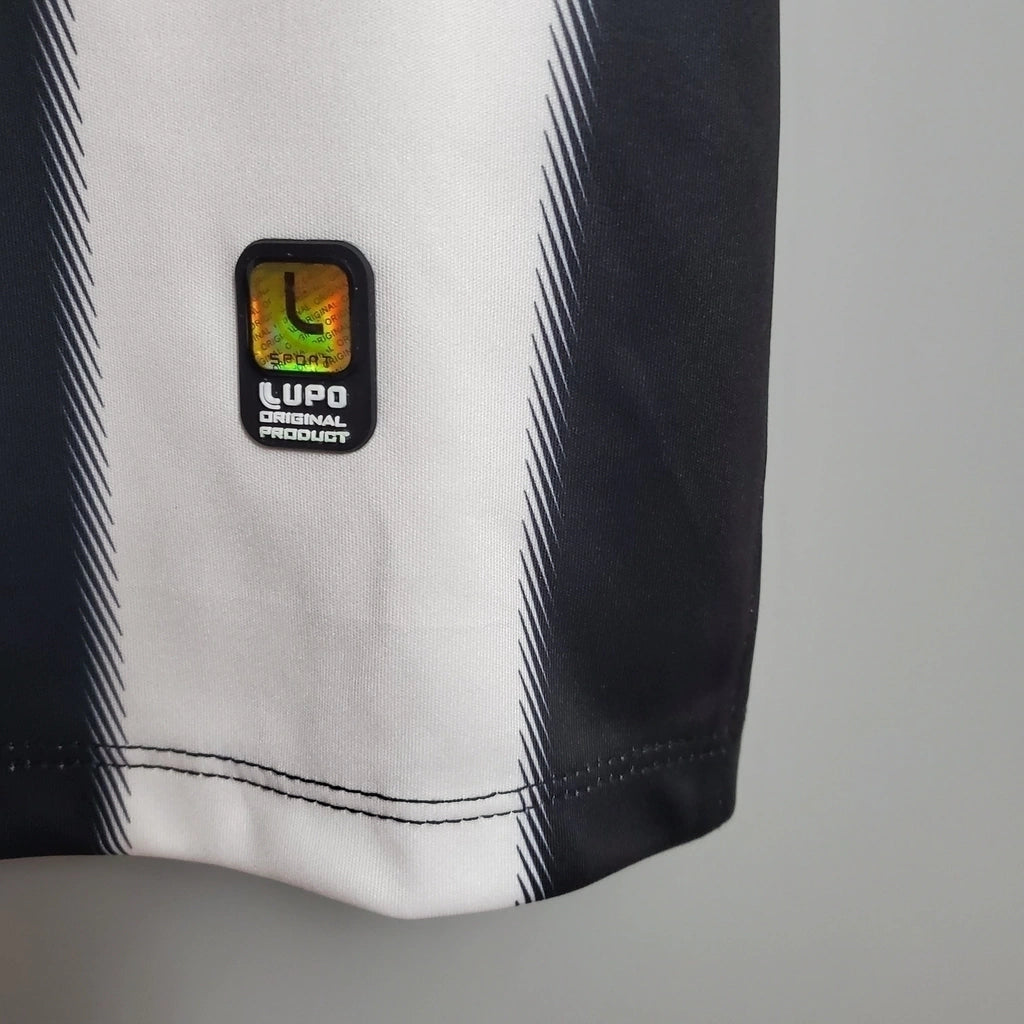Camisa Atlético Mineiro Home Retrô 2013 Patch da Libertadores - Preta e Branca - Lupo