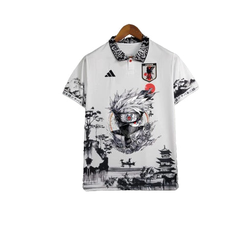 Camisa Japão Kakashi 24/25 - Torcedor Masculina - Branco e Preto