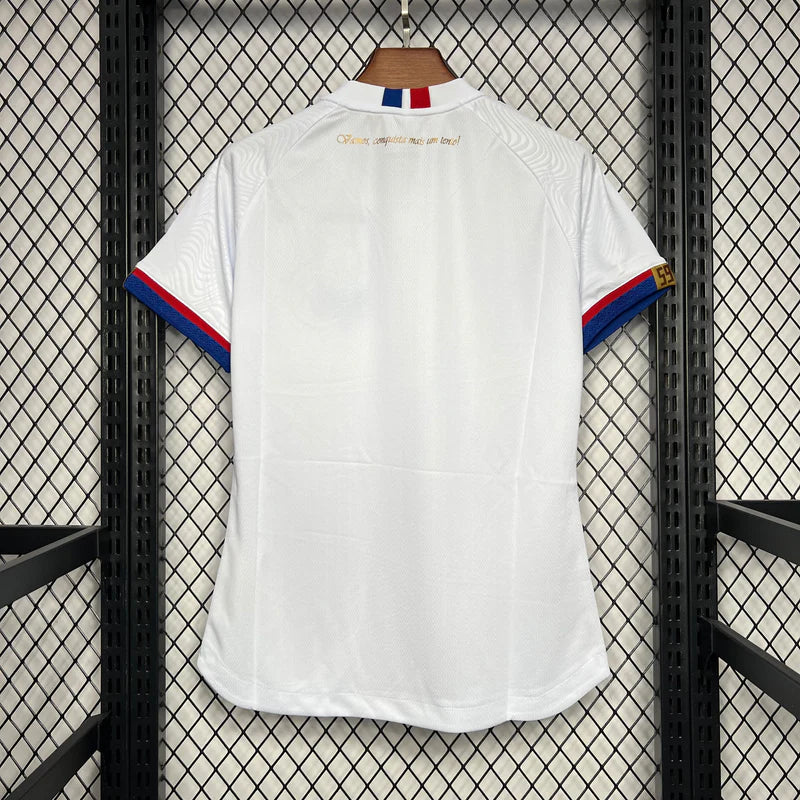 Camisa Bahia Home 24/25 Torcedor Feminina - Branco