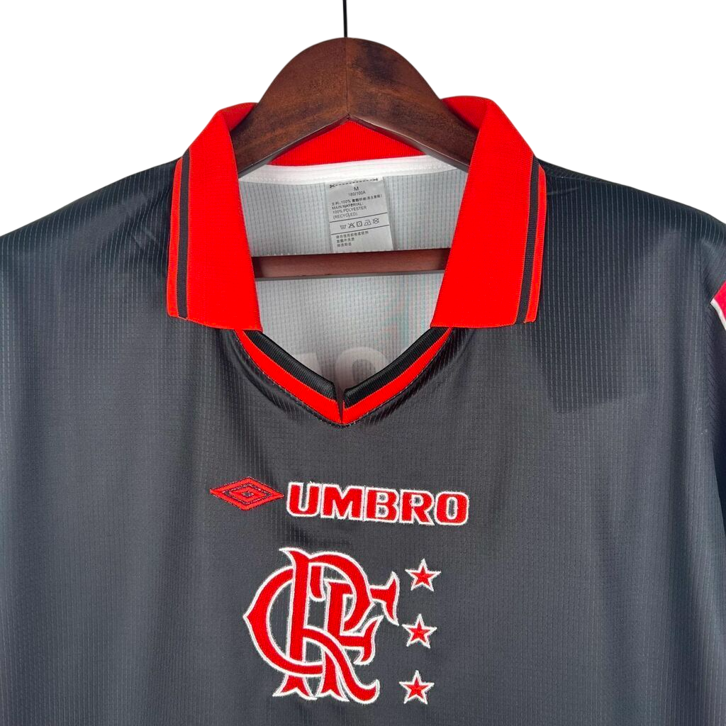 Camisa Retrô Flamengo Third 1999/00 Masculino - Preto