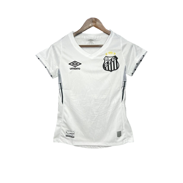 Camisa Santos Home 24/25 Umbro Torcedor Feminina - Branca