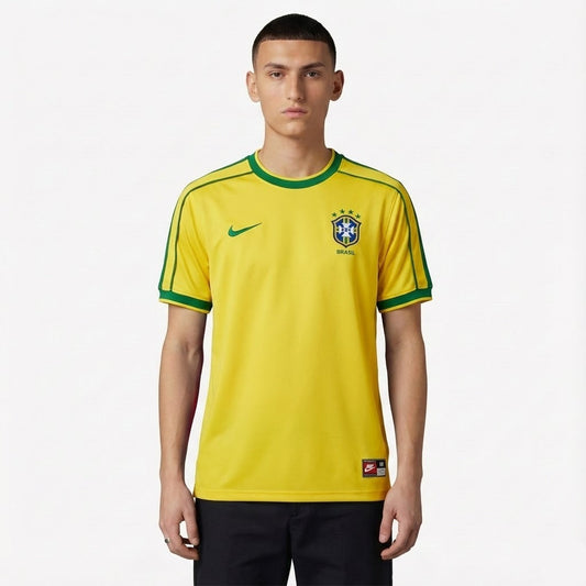 Camisa Retrô Seleção Brasil 1998/99 I