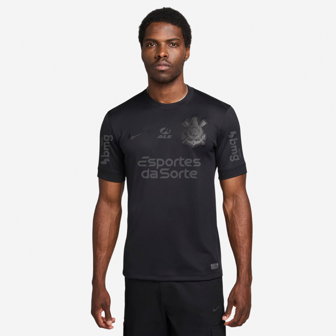 Camisa Nike Corinthians 2024/25 II Torcedor Com Patrocínio - [product_category] | Arquibancada Esportes