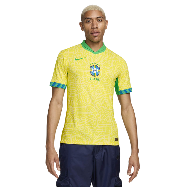 Camisa Brasil Home 24/25 s/n° Torcedor Nike Masculino - Amarela