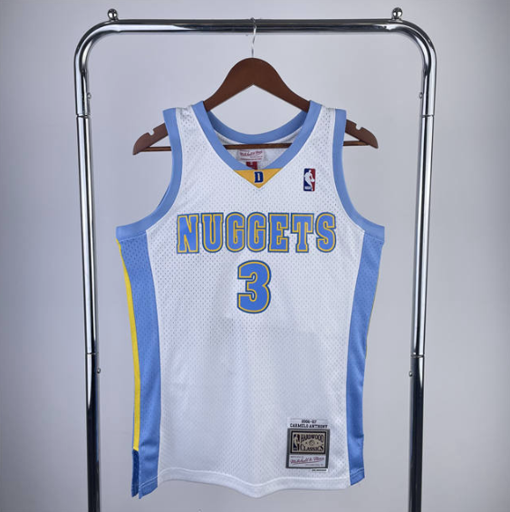 Camisa NBA Nuggets Iverson 3 - Azul