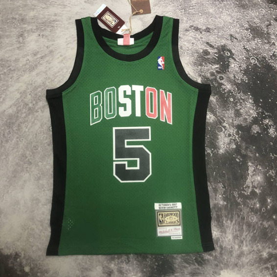 Camisa NBA Bouston Garnett 5 - Verde