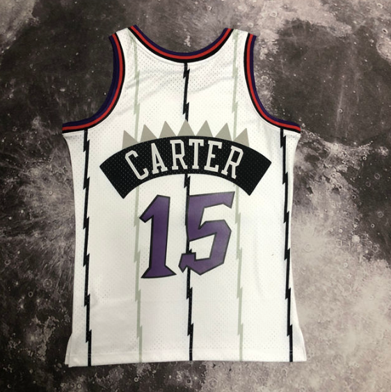 Camisa NBA Raptors Carter 15 - Branca