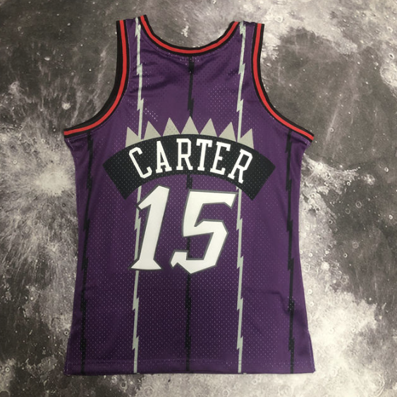 Camisa NBA Raptors Carter 15 - Roxa