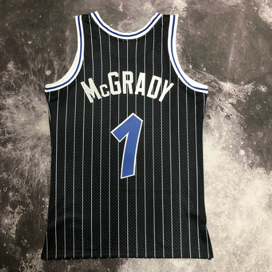 Camisa NBA Orlando Mc Grady 1 - Preta