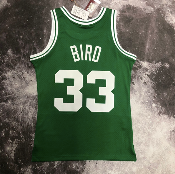 Camisa NBA Celtics Bird 33 - Verde