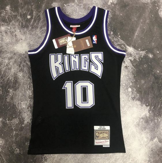 Camisa NBA Kings Bibby 10 - Preta