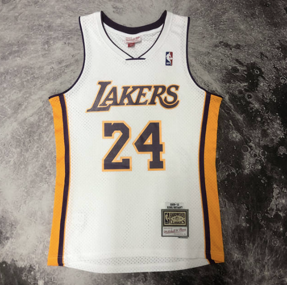 Camisa NBA Lakers Bryant 24 - Branca