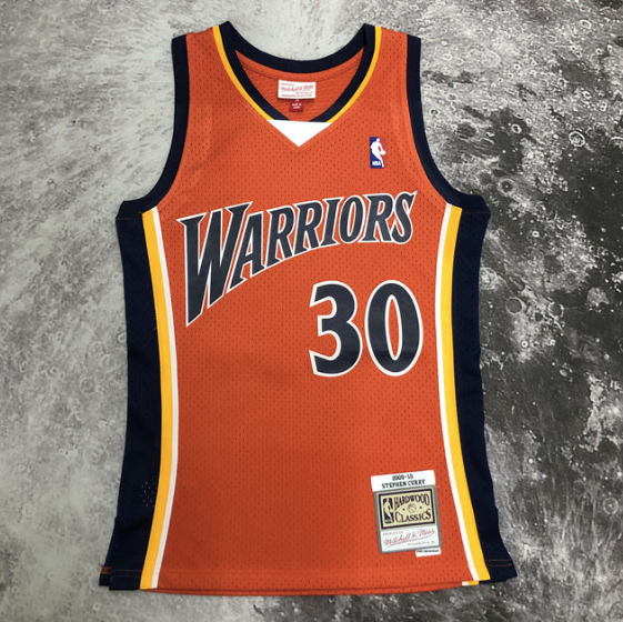 Camisa NBA Warriors Curry 30 - Laranja