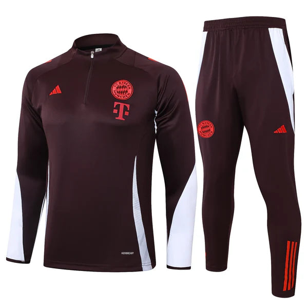 Conjunto de Treino Bayern de Munich 24/25 Vinho - Adidas