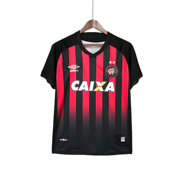 Camisa Athlético Pr 18/19 Retro Home Umbro Torcedor - Preta e Vermelha
