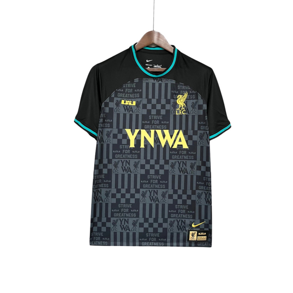 Camisa Liverpol x LeBron 2024 Torcedor Nike Masculino - Preta