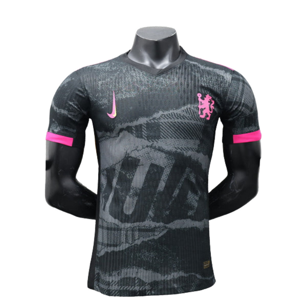 Camisa Chelsea Third 2024/25 Jogador Nike Masculino com Patch - Preta
