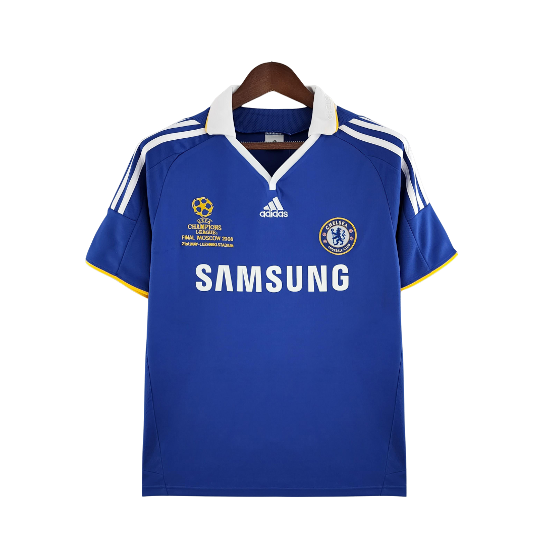 Camisa Retrô Chelsea FC 2008/09 Home Champions League Edition