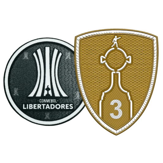 Patches Libertadores 3 Troféus