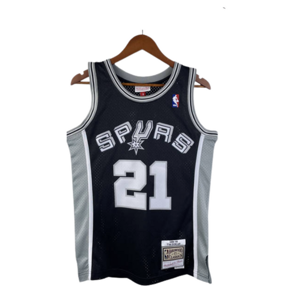 regata NBA Spurs Duncan 21 - Preta