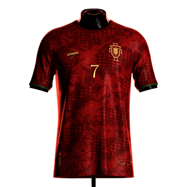 Camisa Portugal The Siu Cristiano Ronaldo 7 EURO 24/25 s/n° Torcedor Masculino - Vermelho