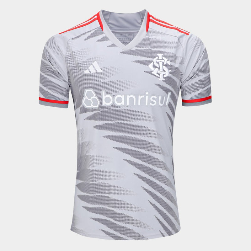 Camisa Internacional Third 24/25 s/n° Torcedor Adidas Masculina - Cinza e Vermelha