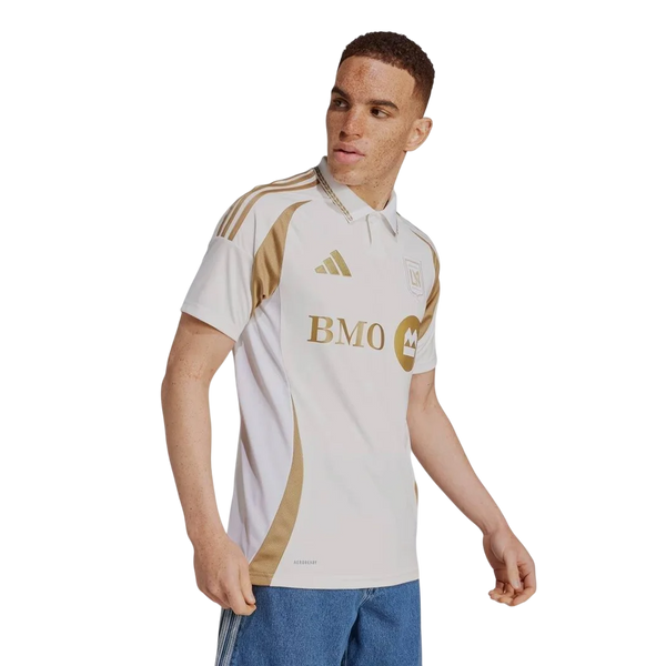 Camisa Los Angeles Away 25/26 Adidas Torcedor Masculino - Begê