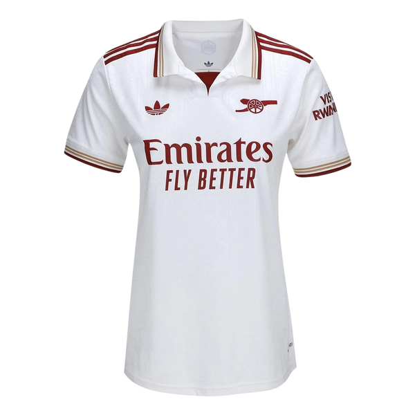 Camisa Arsenal Third 25/26 Adidas Torcedor Feminina - Creme